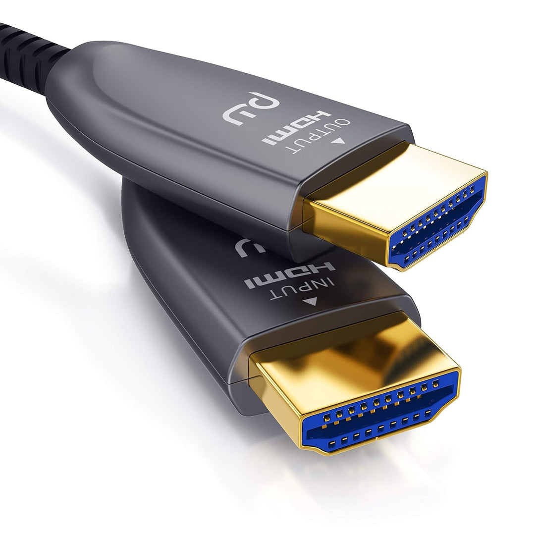 CSL - HDMI Kabel 2.0 b Glasfaser 25m - 4k 60Hz mit HDR - optisches HDMI Kabel LWL - 3D - ARC - CEC –