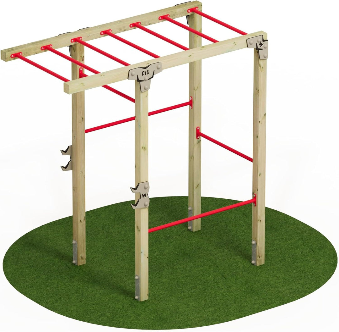 Wickey Fitnessgerät - Fit Base 425 - Outdoor Fitnessstudio, Gym für Zuhause, Klettern und Sport für