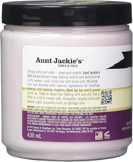 Aunt Jackie'S Curl La La Defining Curl Custard 15oz Jar (2 Pack) by Aunt Jackie's 426 g (2er Pack),
