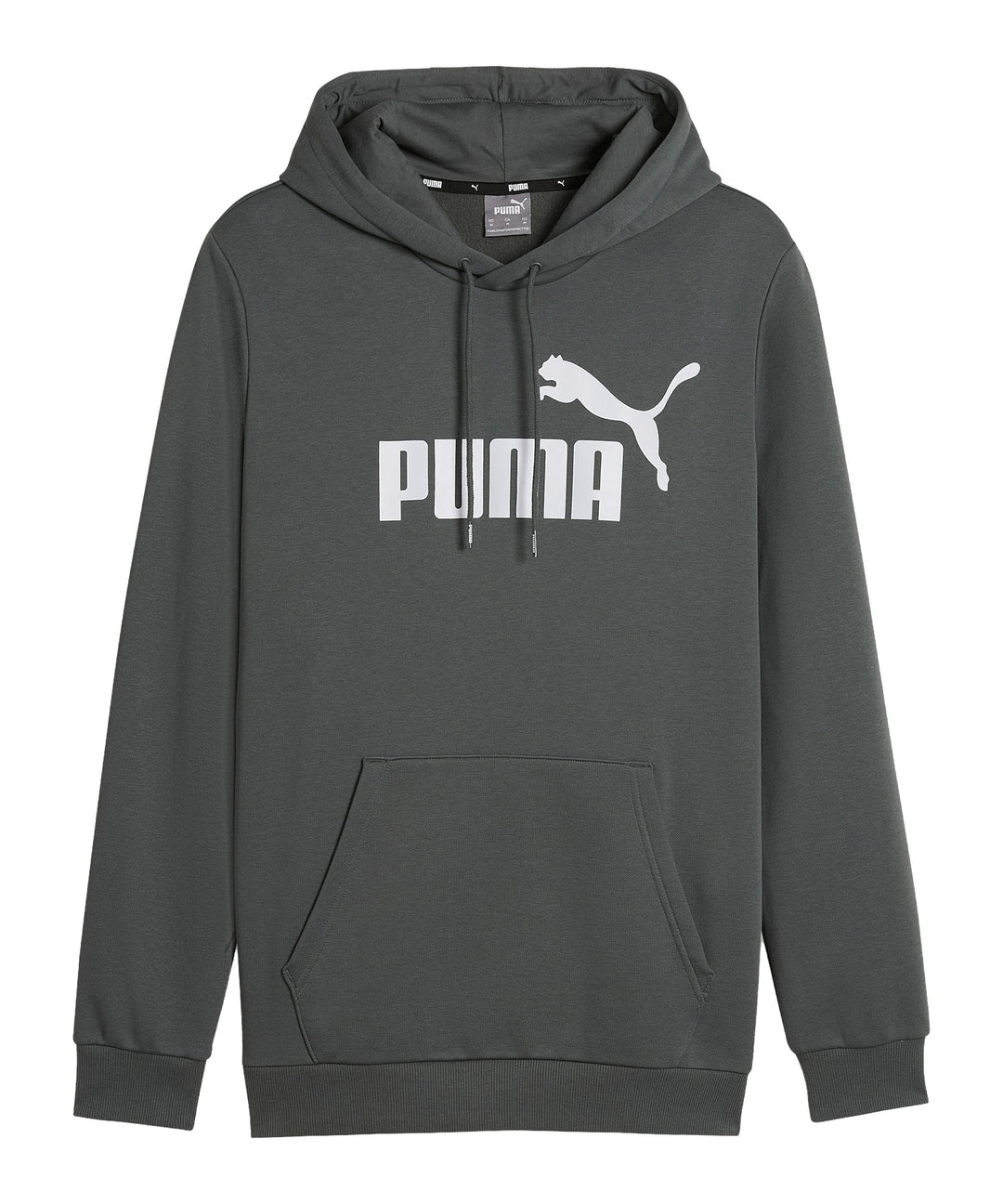 PUMA Herren ESS Big Logo Hoodie FL (S) Sweat M Mineralgrau, M Mineralgrau