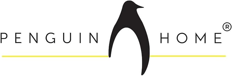 Penguin Home® Beistelltisch, Marmor und Eisen, Weiss und goldfarben, 30.5x30.5x63.5cm