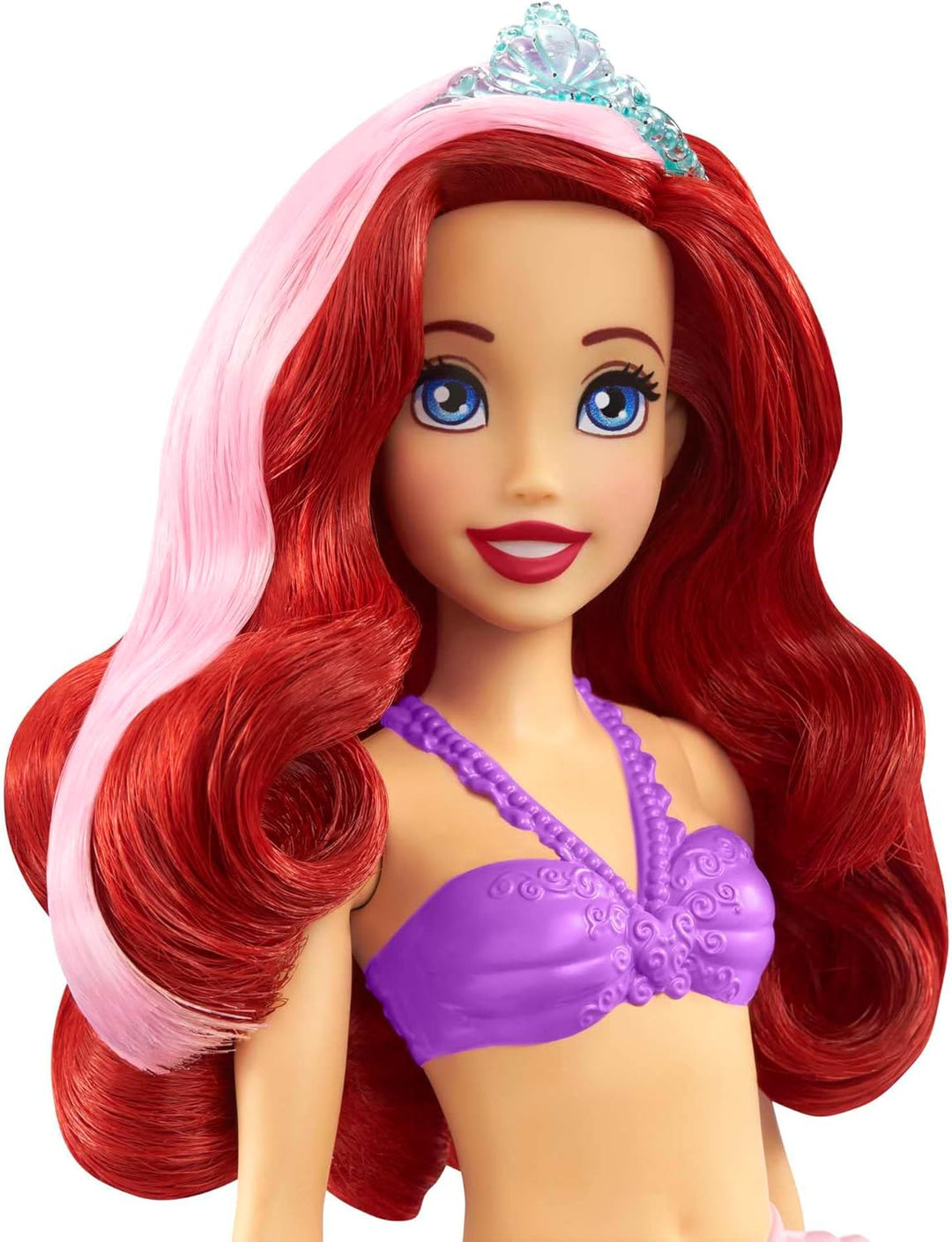 Mattel Disney Prinzessin Arielle die Meerjungfrau Puppe, Meerjungfrau Spielzeug, Schwanzflosse verän
