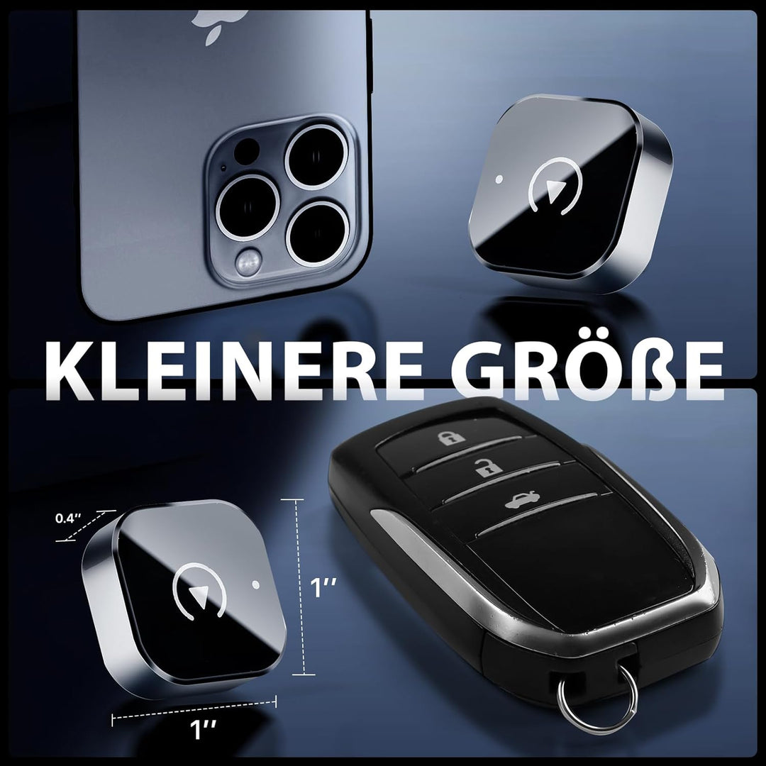 2026 Upgrade 2-in-1 Mini Kabelloser CarPlay Adapter, Plug & Play Kabelloser Android Auto Dongle, Aut