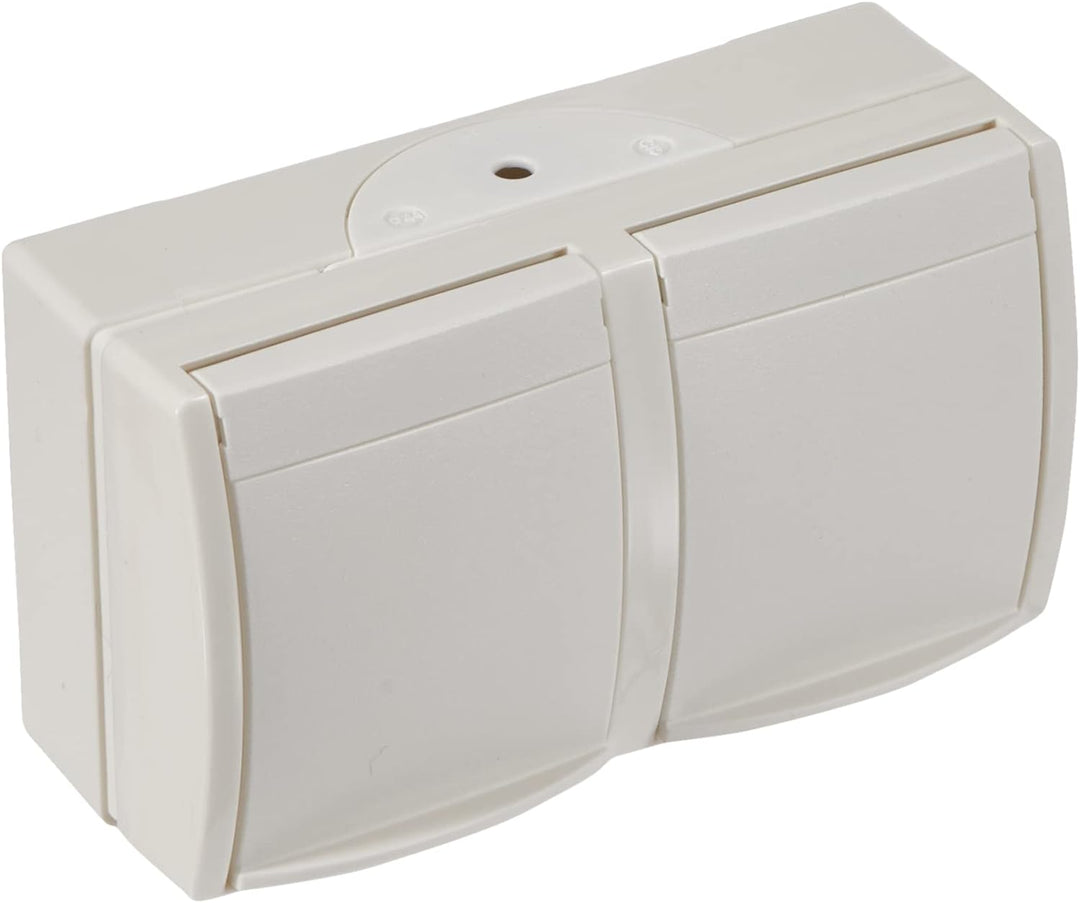 Busch-Jaeger BUSC 20/2 EBW-54 2fach waagerecht Ocean Steckdose Single, Single