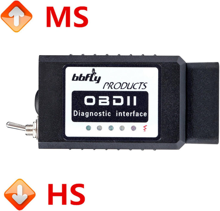 bbfly-BB77102 Bluetooth V1.5 Geändertes OBD2 für Ford forscans elmconfig OBD hs-can/ms-can