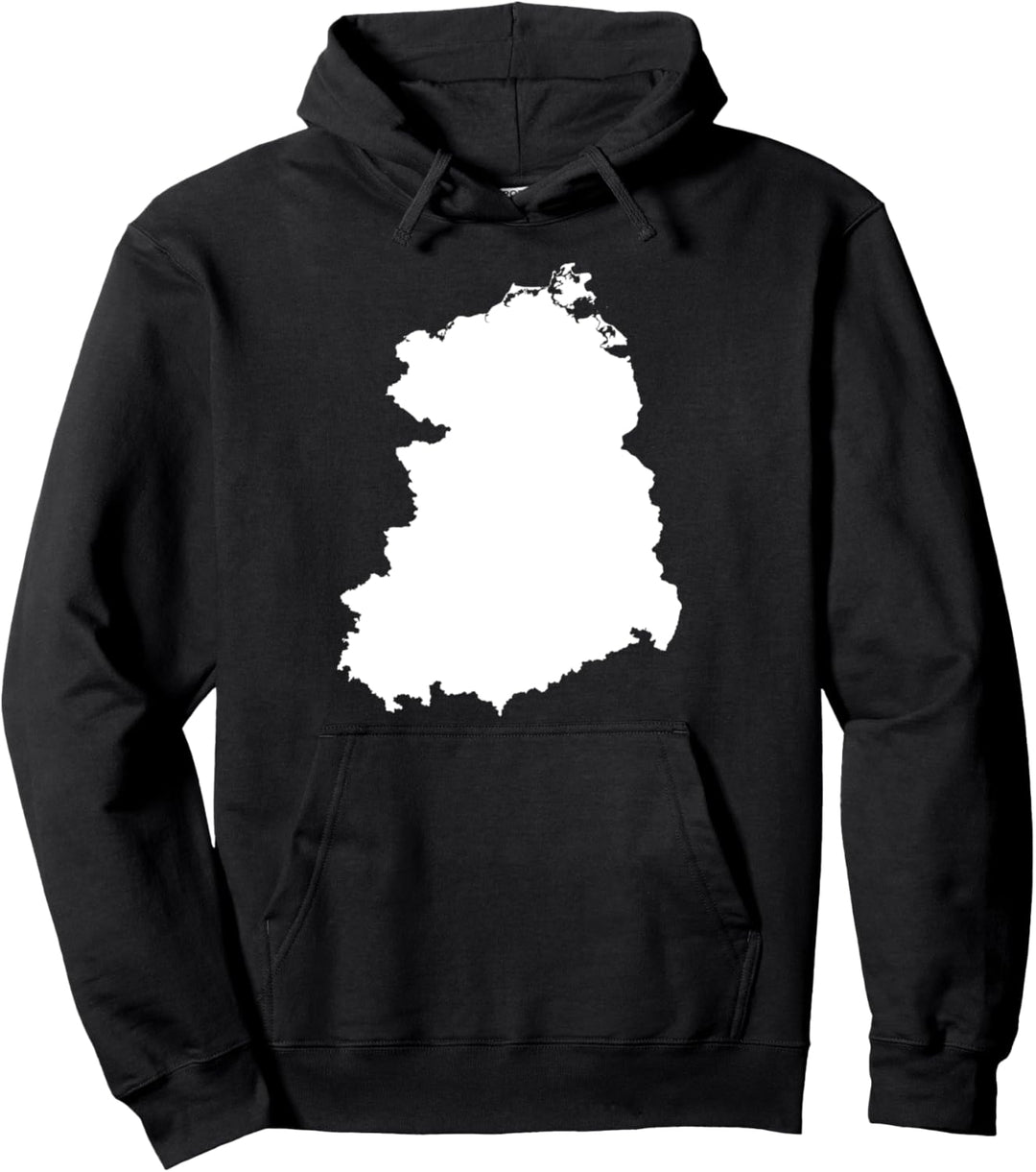 DDR Karte Pullover Hoodie