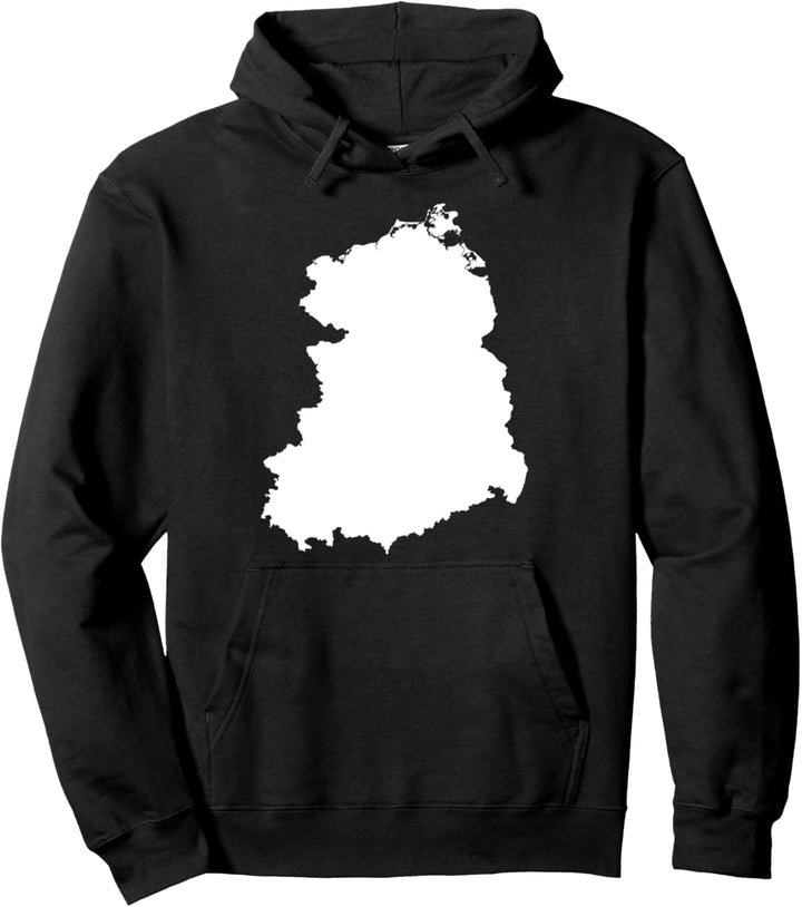 DDR Karte Pullover Hoodie