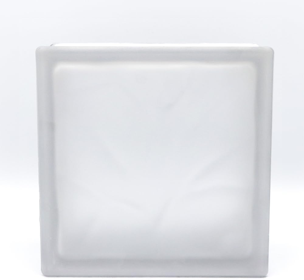 Fuchs Design 5 Stück Glassteine Wolke Klar 1-seitig satiniert 19x19x8 cm 1-seitig satiniert Klar, 1-