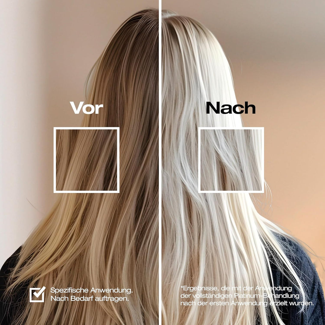 abril et nature Purple Platinum Treatment Shampoo, professionelle Haartonisierungsbehandlung, für bl