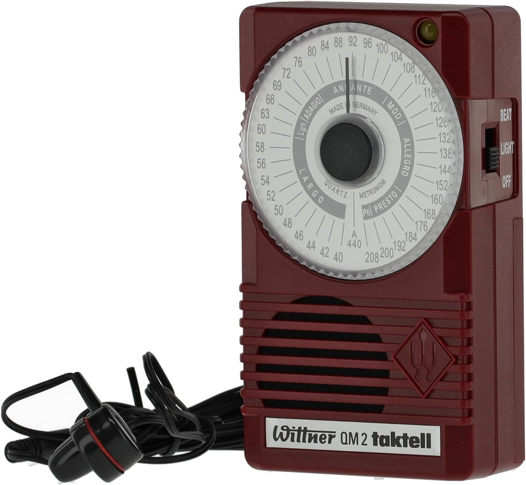 Wittner Metronom 861141 QM2 rubinrot QM2 rubinrot Single, QM2 rubinrot Single