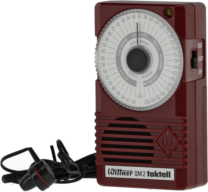 Wittner Metronom 861141 QM2 rubinrot QM2 rubinrot Single, QM2 rubinrot Single