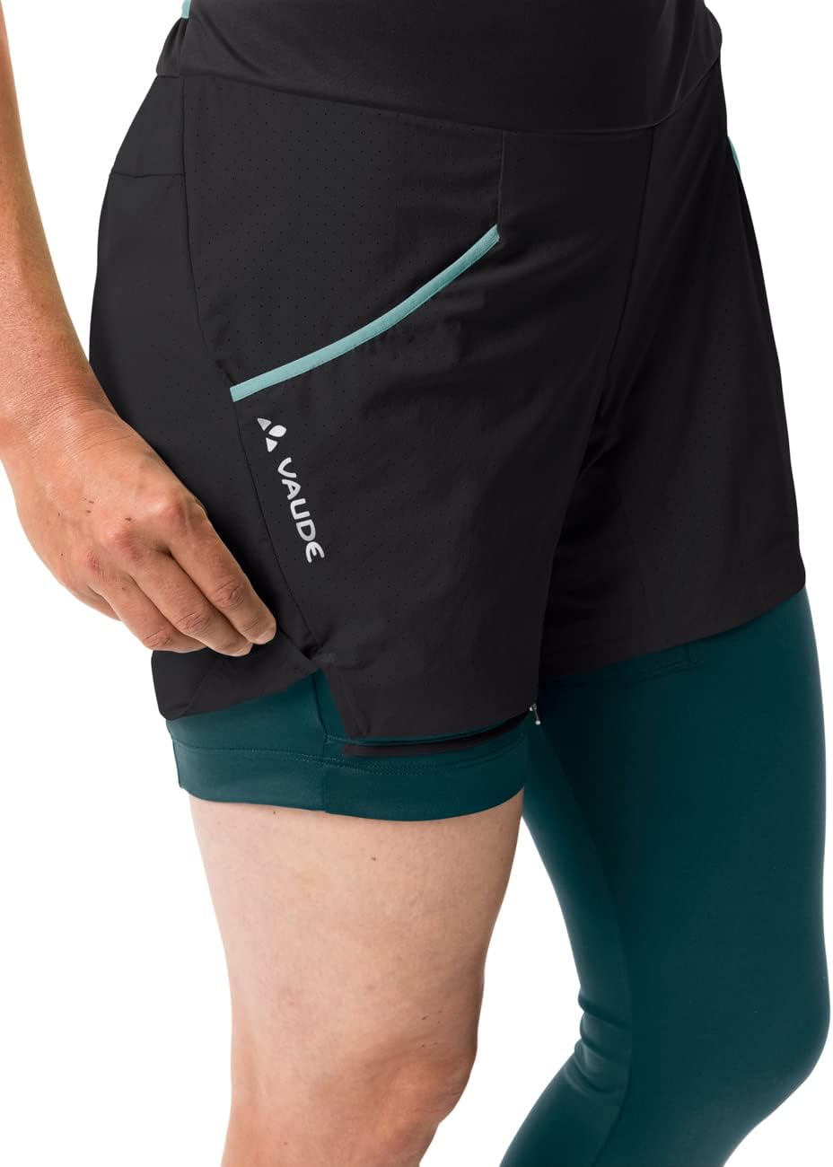 VAUDE Damen Hose Women's Crana Zo Pants 36 Schwarz, 36 Schwarz