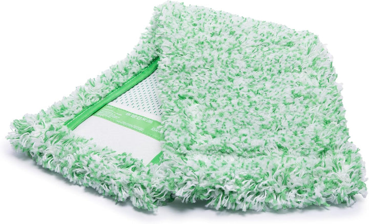 Jemako Bodentuch Set grüne Faser lang und weiss kurze Faser 42cm für glatte und glänzende Böden sowi