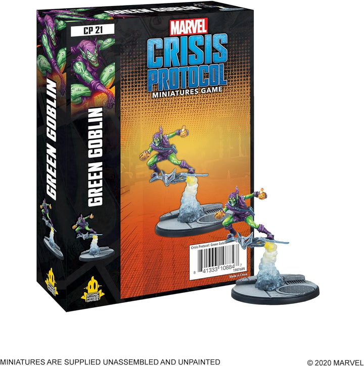 Atomic Mass Games , Marvel Crisis Protocol: Character Pack: Green Goblin, Miniatures Game, Ages 10+,