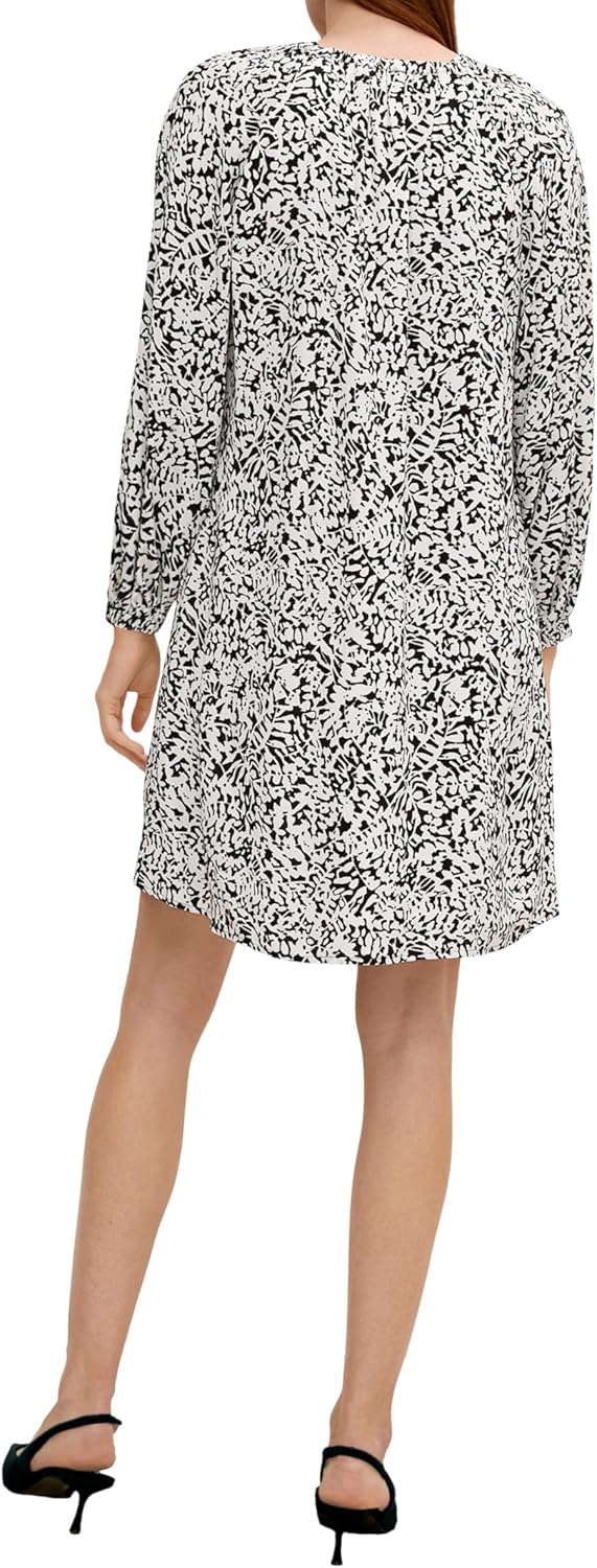 comma Damen Kleid, Schwarz 99c1