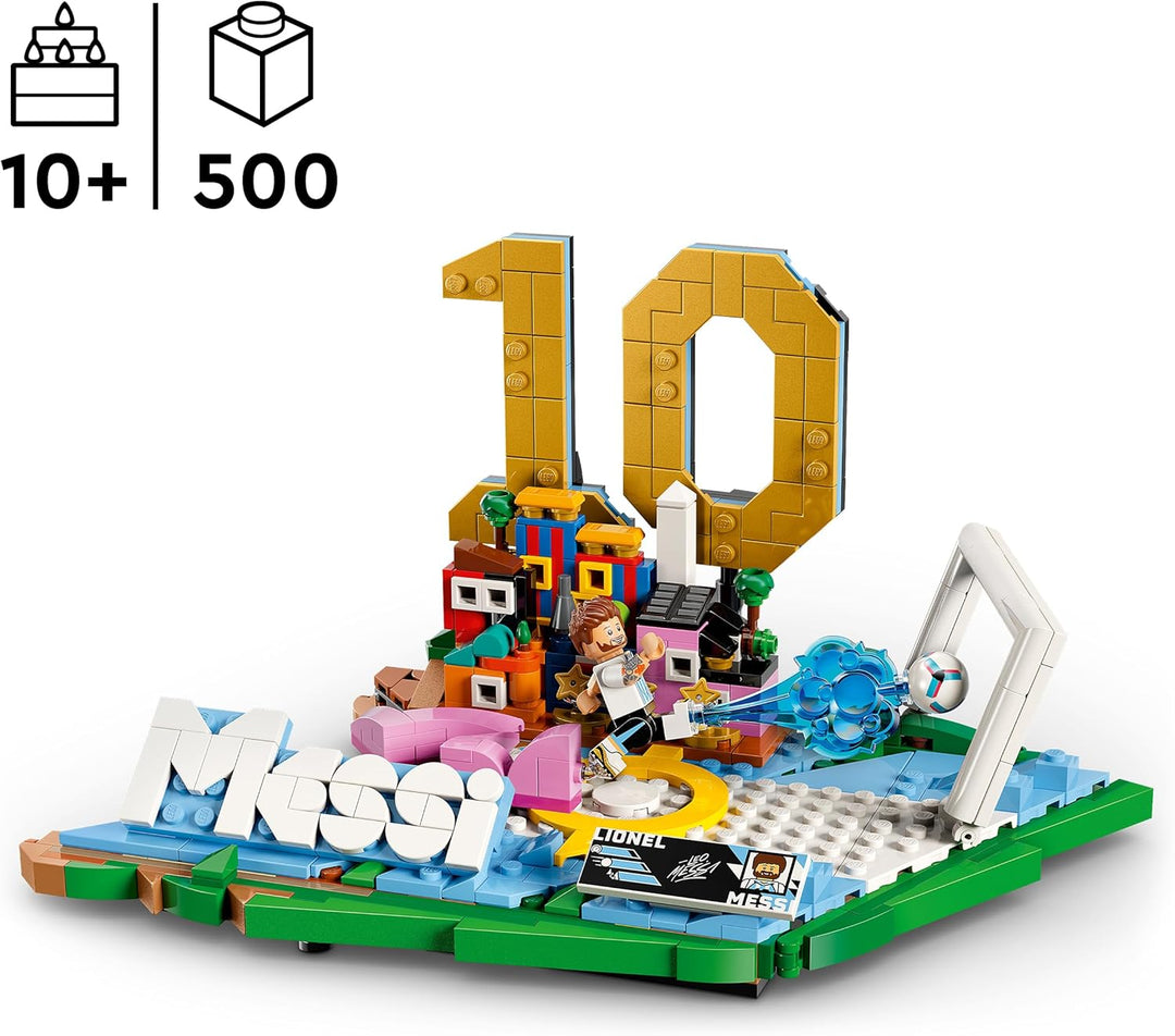 LEGO Editions Lionel Messi – Fussball-Highlights Spielzeug - 3D Modellbau mit Minifigur zum Sammeln