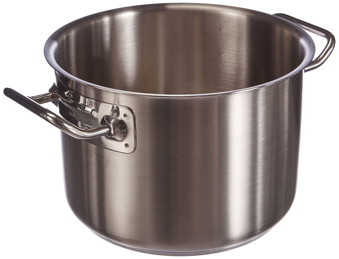 Agnelli Casserole haute en acier inoxydable 18/10 pour feux à induction 20 cm, 20 cm
