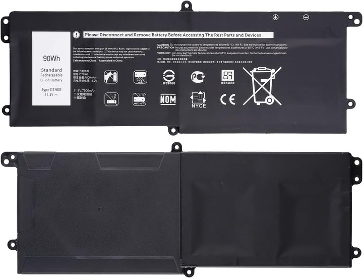 SwarKing Ersatz Akku Kompatibel mit DT9XG Dell Alienware Area-51m R1 R2 ALWA51M-D1968W 07PWKV