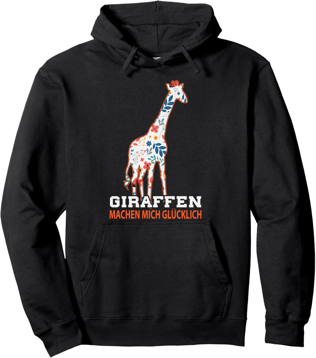 Safari Geschenk für Afrika Fans Vintage Giraffen Pullover Hoodie