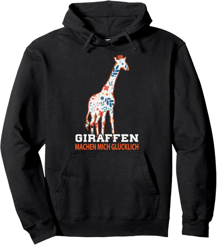 Safari Geschenk für Afrika Fans Vintage Giraffen Pullover Hoodie