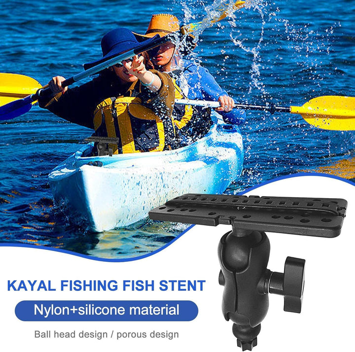 Fischfinder Halterung - 360° Schwenkfuss mit Schnellwechselplatte, robuste Marine Elektronikhalterun
