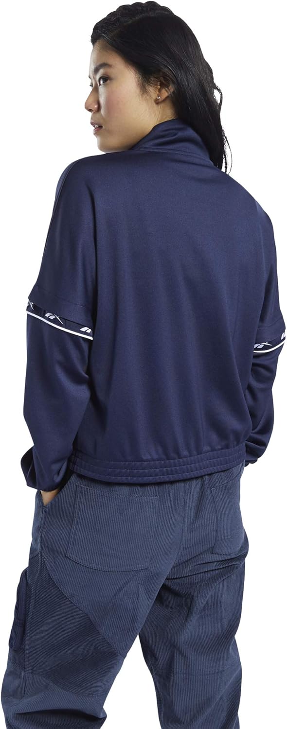 Reebok Damen Cl F Vector Tape Tracktop Weste XS Blau (Vecnav), XS Blau (Vecnav)