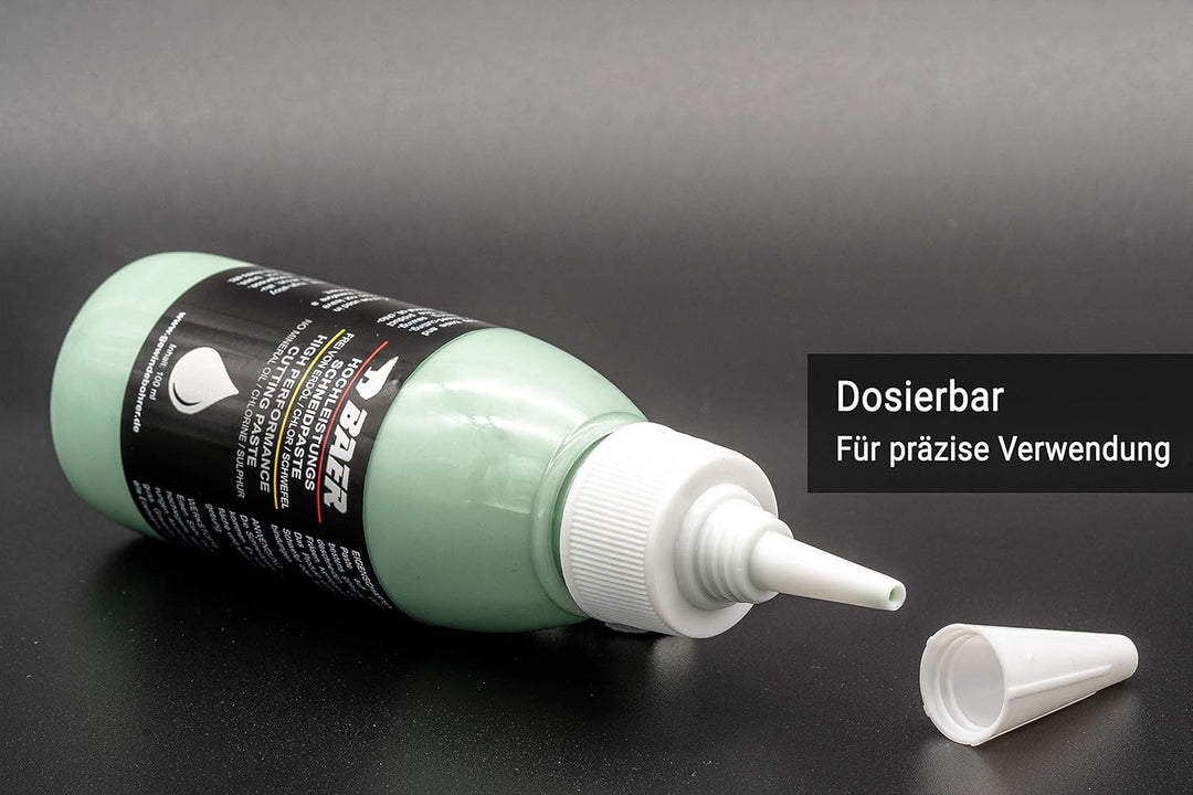 BAER Schneideisen Set M3 - M12 inklusive Bohrpaste | Gewindeschneider Set | Aussengewindeschneider |