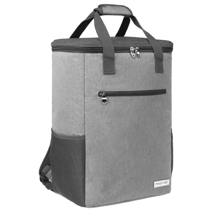 anndora Kühltasche hellgrau - Modellwahl 28 Liter - hellgrau meliert, 28 Liter - hellgrau meliert
