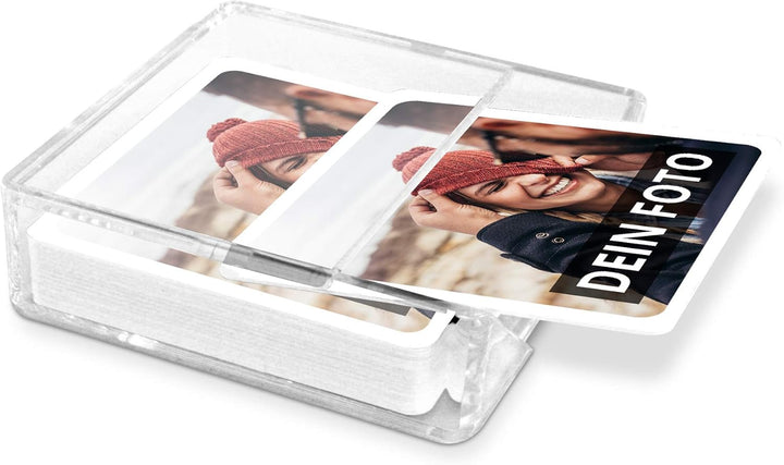 Untersetzer mit Foto personalisiert - Personalisierbare Kunststoff Untersetzer Bedrucken (Eckig) (Ku