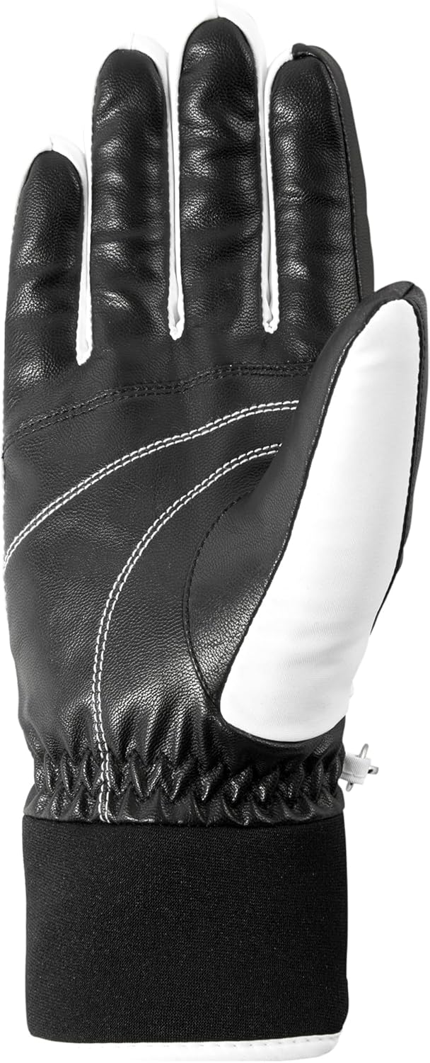 Ziener Damen Kitty As Ski-Handschuhe/Wintersport | Wasserdicht, Atmungsaktiv 7 Weiss, 7 Weiss
