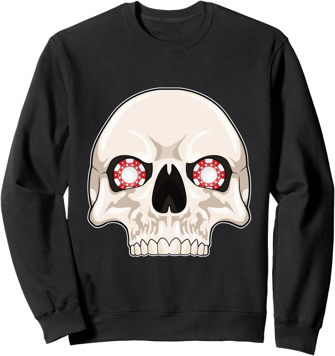 Poker Pokerchips Kartenspiel Sweatshirt