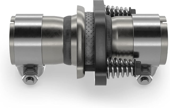 Universal Reparatur Flanschset Ø45 50 55 60 65 mm Auspuff Flansch, Rohrverbinder 2Loch (Ø 45 mm) ink