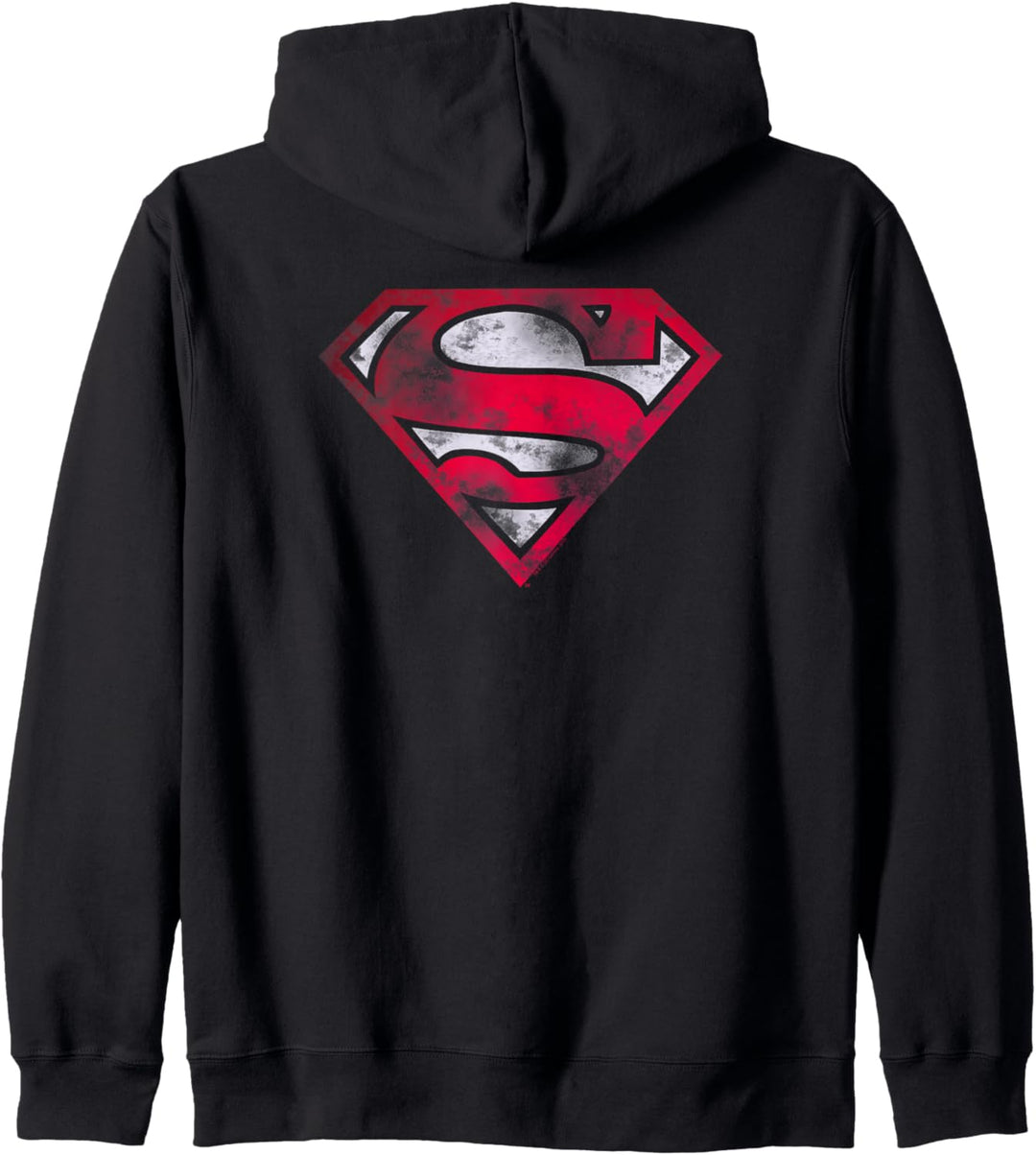 Superman War Torn Shield Logo Kapuzenjacke