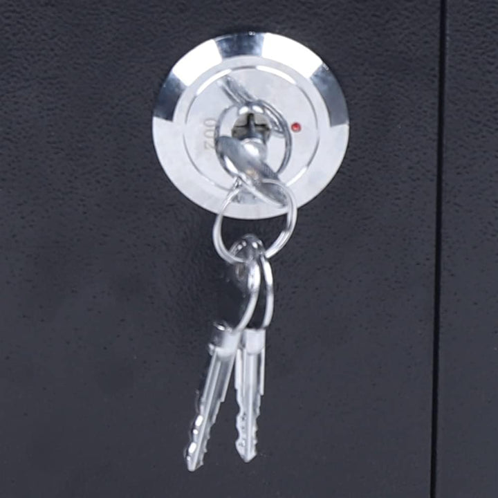 Möbeltresor 4.6L Tresorfach mit 3 Schlüsseln 23 * 17 * 17cm Mini Safe Tresor mit Mechanisches Schlos