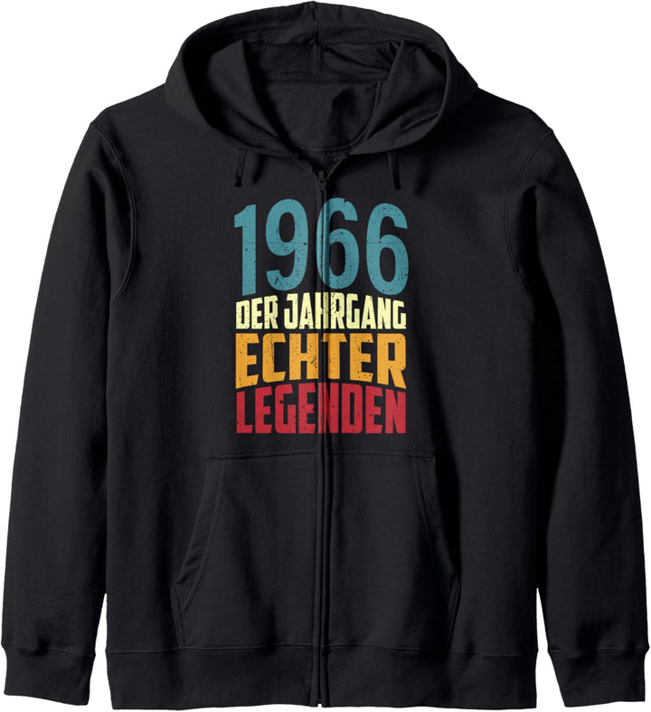 Vintage 68th Birthday Man Woman 58 Years 1966 Decorative Kapuzenjacke