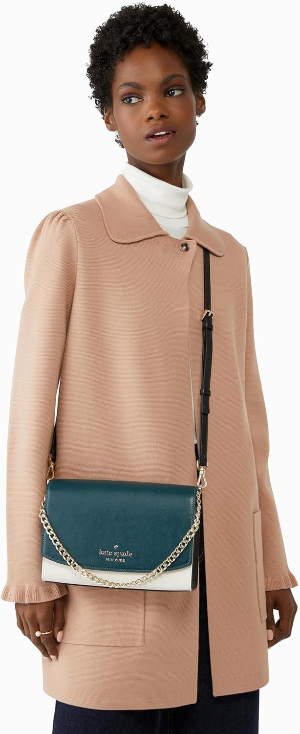 Kate Spade New York Damen Carson Umhängetasche Deep Jade Multi, Deep Jade Multi