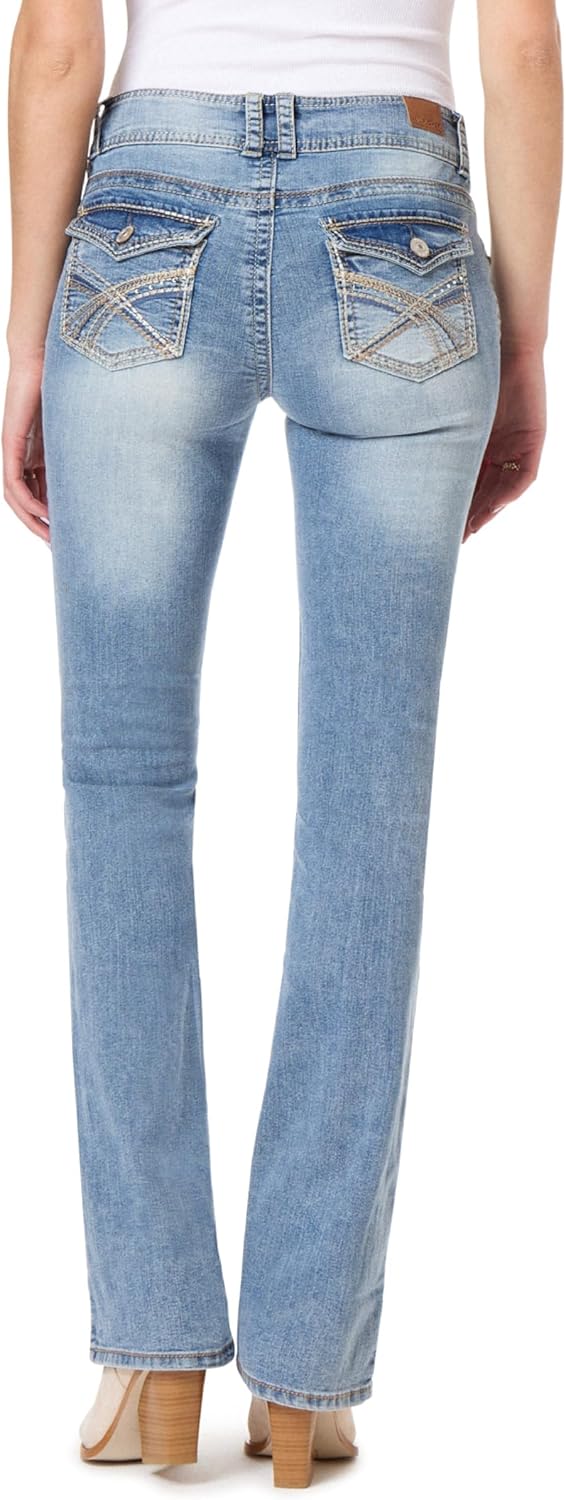 WallFlower Damen Instastretch Luscious Curvy Bootcut Jeans Standard 0 Andrea, 0 Andrea