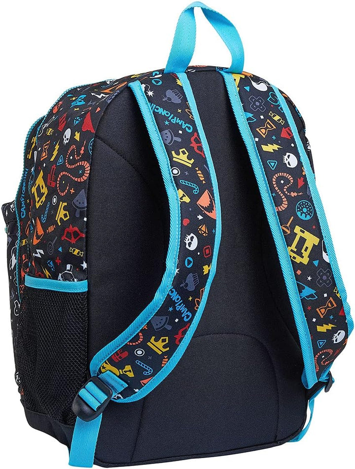 Auswahl Varzi Schulrucksack Doppelfach - Zwei Players One Konsole -, Schwarz, Einheitsgrösse, Schwar