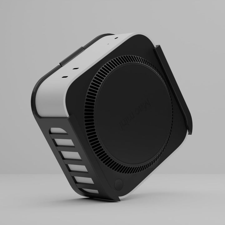 MiniMountX VESA 100x100 Halterung für Mac Mini M4 2024 | 2-in-1 Unter-Tisch Montage & Monitor VESA B