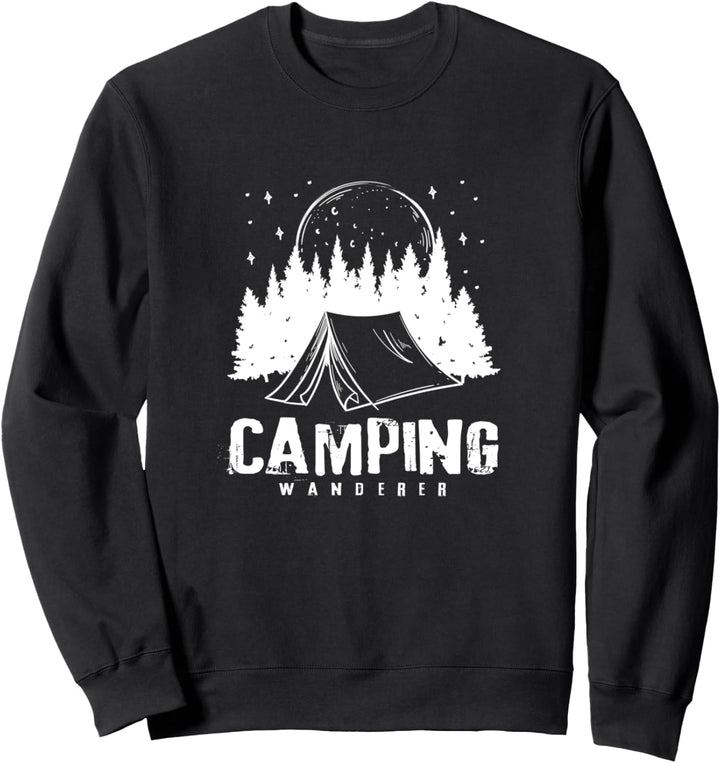 Camping Wanderer Berge Wandern Camper Sweatshirt