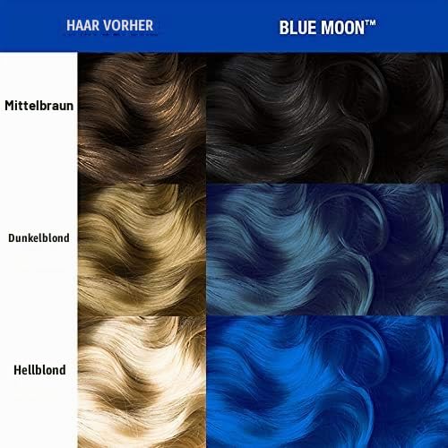 Manic Panic Semi-permanente Haarfarbe in Ultra-Violett, 113,4 g Blau 118 ml (2er Pack), Blau 118 ml