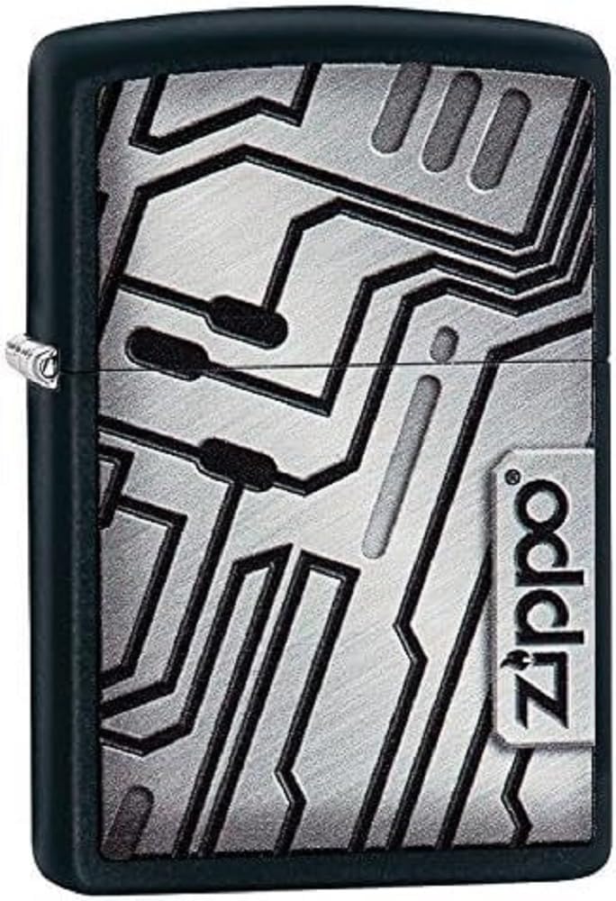 Zippo SCFI Wall Benzinfeuerzeug, Messing, Edelstahloptik, 1 x 6 x 6 cm