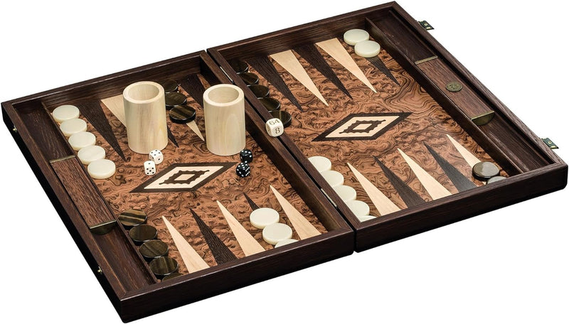 Philos 1819 - Backgammon Dokos - Familien Standardspiel, gross