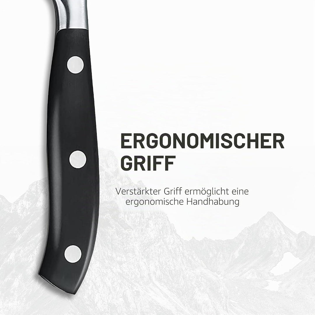 Victorinox, Grand Maître, Profi Tourniermesser, Extra Scharfe Klinge, gerader Schliff, 8 cm, Robuste