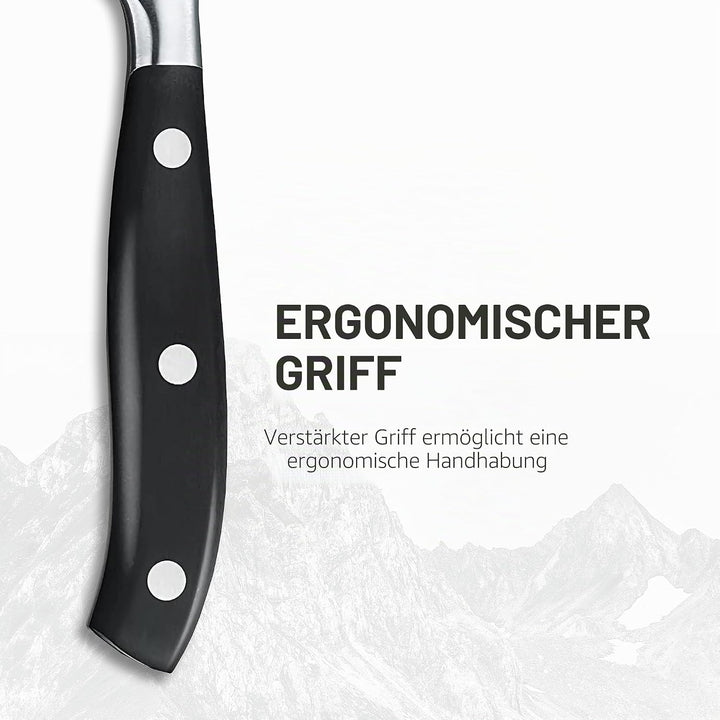 Victorinox, Grand Maître, Profi Tourniermesser, Extra Scharfe Klinge, gerader Schliff, 8 cm, Robuste