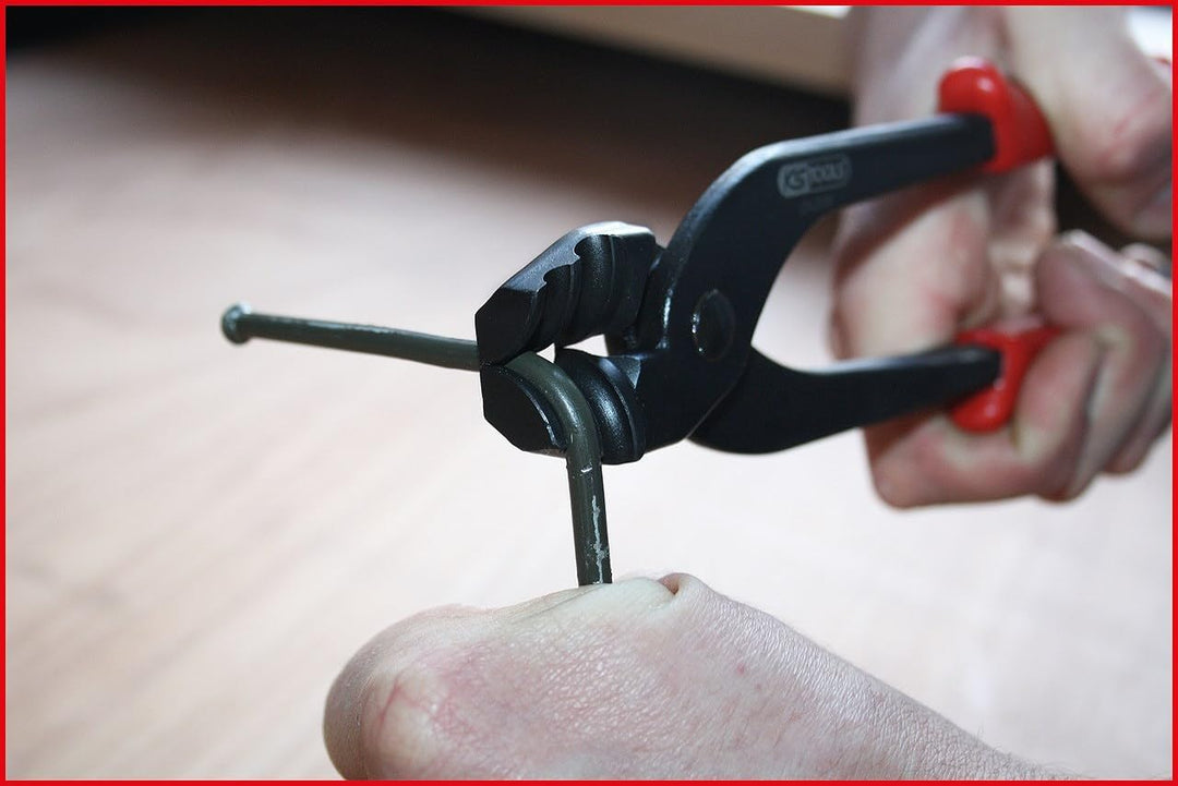 KS Tools 120.2000 Bremsleitungsbiegezange, 2 in 1, Ø 4,75+6mm