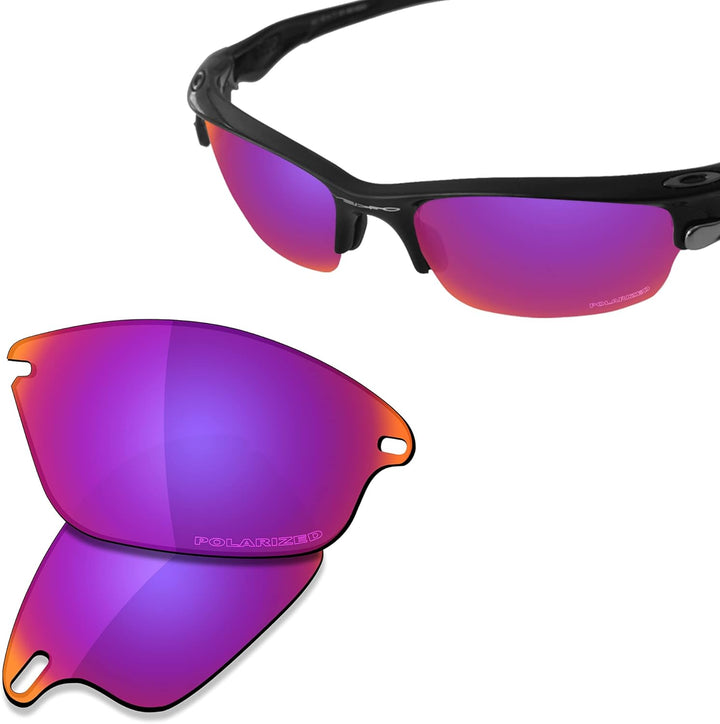 Saucer Premium Ersatzgläser für Oakley Fast Jacket OO9097 Sonnenbrillen High Defense - Midnight Sun