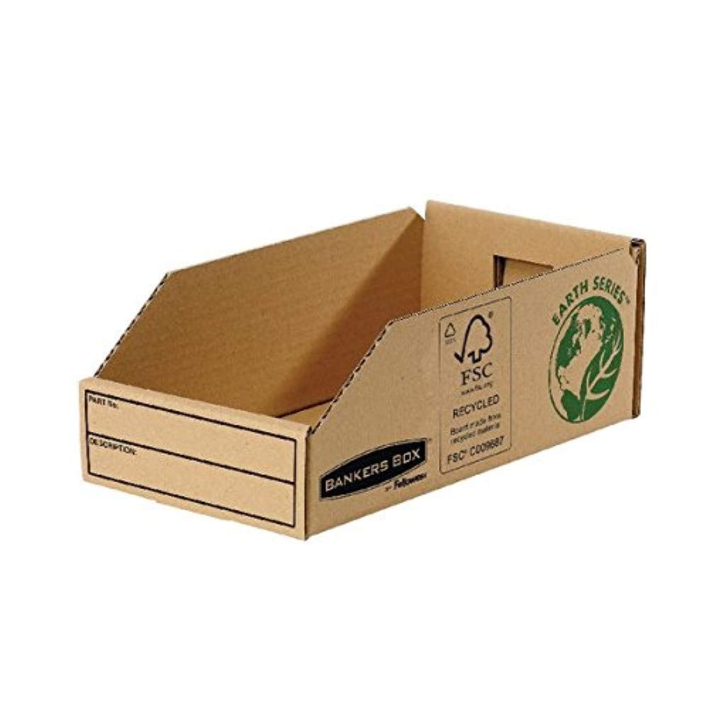 Bankers Box Earth Series Kleinteilebox 147mm (aus 100% recyceltem Karton, 50er-Packung) braun