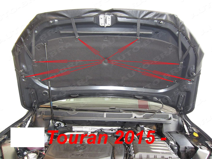 AB3-00527 Auto Bra kompatibel mit VW Volkswagen TOURAN II Typ 5T1 Bj. ab 2015 Haubenbra Steinschlags
