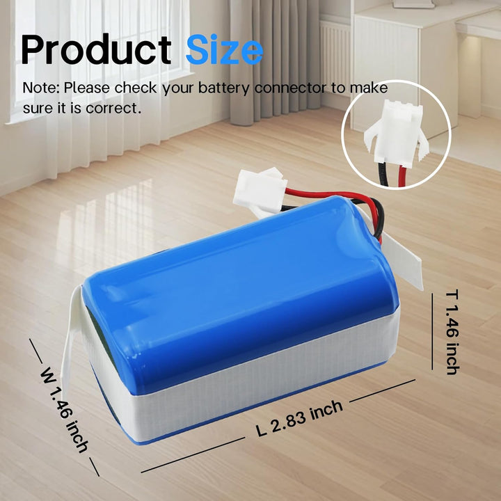 K KYUER Ersatz Saugroboter Akku für Lefant M210 M210 Pro M213 M210P M210B M213S OKP Life 2 Robot Vac